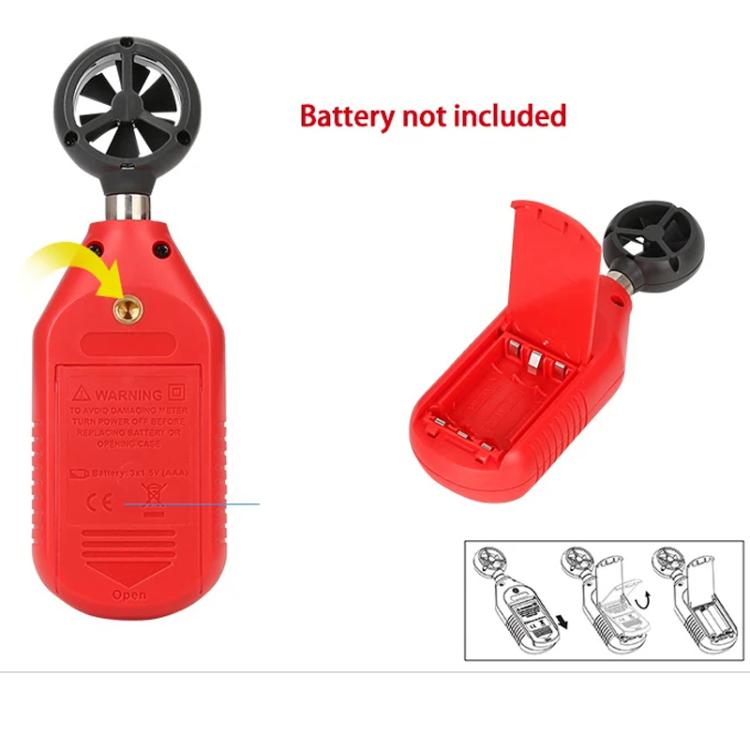 Digital Anemometer Wind Speed Meter 12-Level Dynamic Indicator