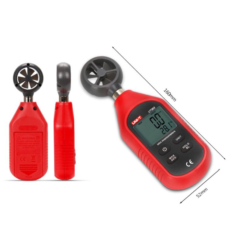 Digital Anemometer Wind Speed Meter 12-Level Dynamic Indicator