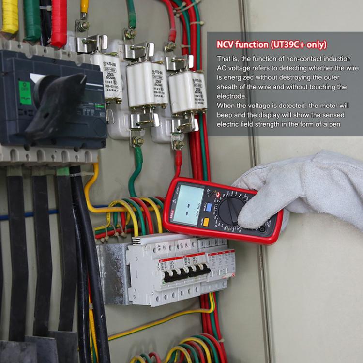 Digital Multimeter 1000V DC/750V AC Voltage, 10A Current Tester