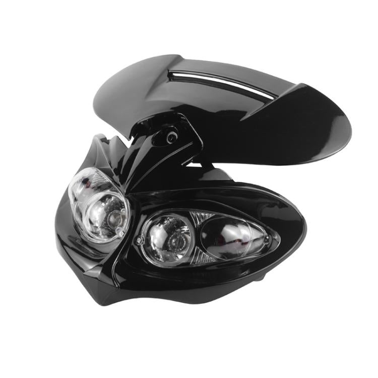 Off-Road Motorcycle Ghost Mask Four-Eye Headlight