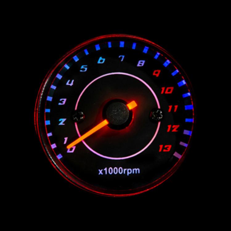 Motorcycle LED Backlit Engine Speedometer
