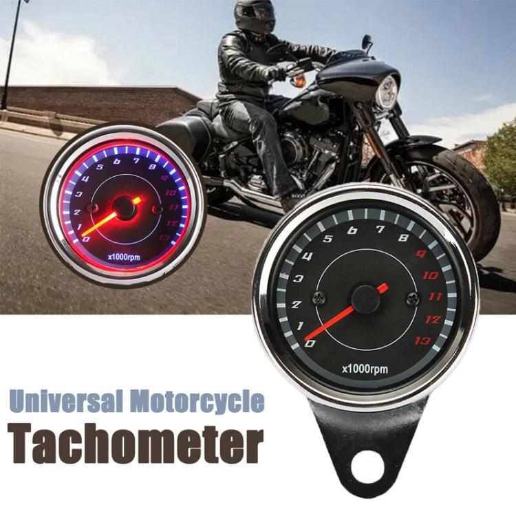 Motorcycle LED Backlit Engine Speedometer