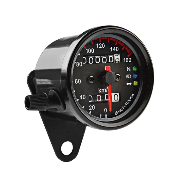 12V Universal Motorcycle Dual Odometer with LED Light