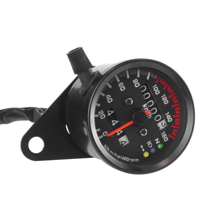12V Universal Motorcycle Dual Odometer with LED Light
