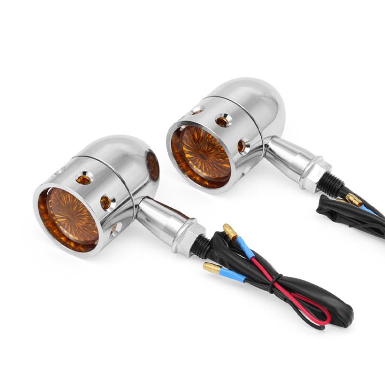 2pcs Hollow Motorcycle Modified Turn Signal Light