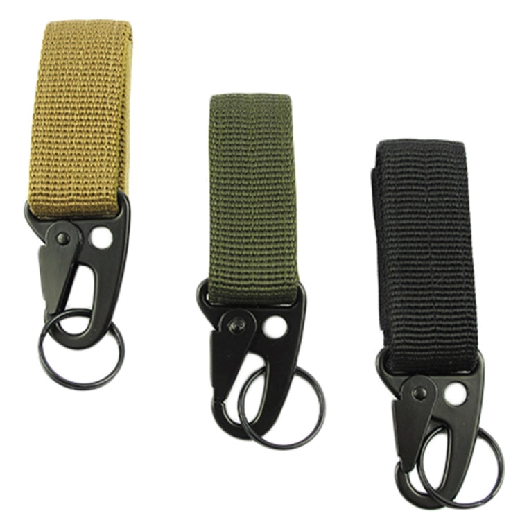 2PCS Outdoor Camping Carabiner Backpack Hooks Olecranon Molle Hook Survival Gear EDC Nylon Keychain Clasp