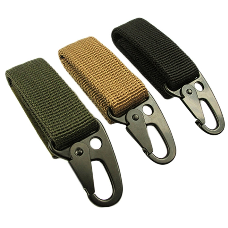 2PCS Outdoor Camping Carabiner Backpack Hooks Olecranon Molle Hook Survival Gear EDC Nylon Keychain Clasp