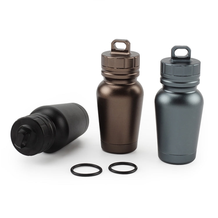 Aluminum Alloy Waterproof First Aid Pill Bottle