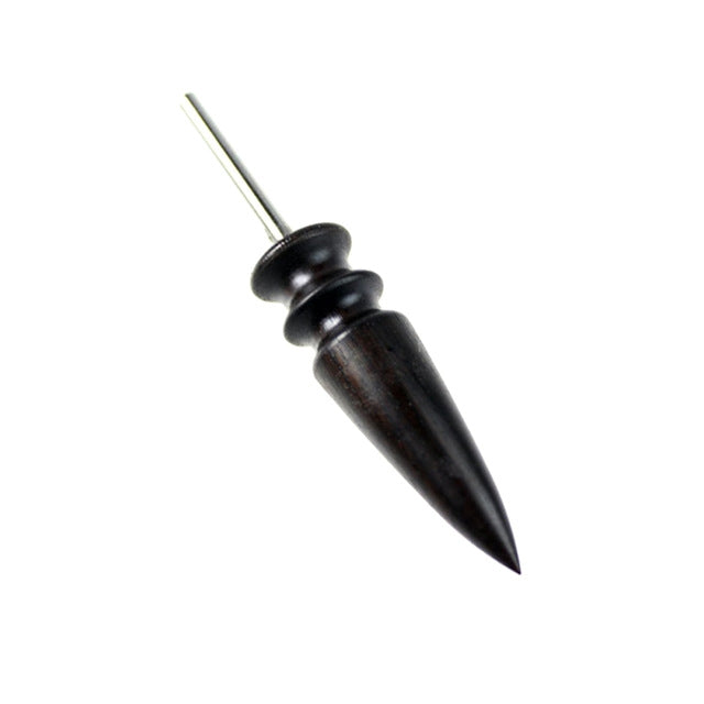Leather Tool Edge Electric Polishing Slicker Flat Pointed Head Sandalwood Leathers Craft DIY Tools Tip Burnisher, S, L, Set(with S,L)