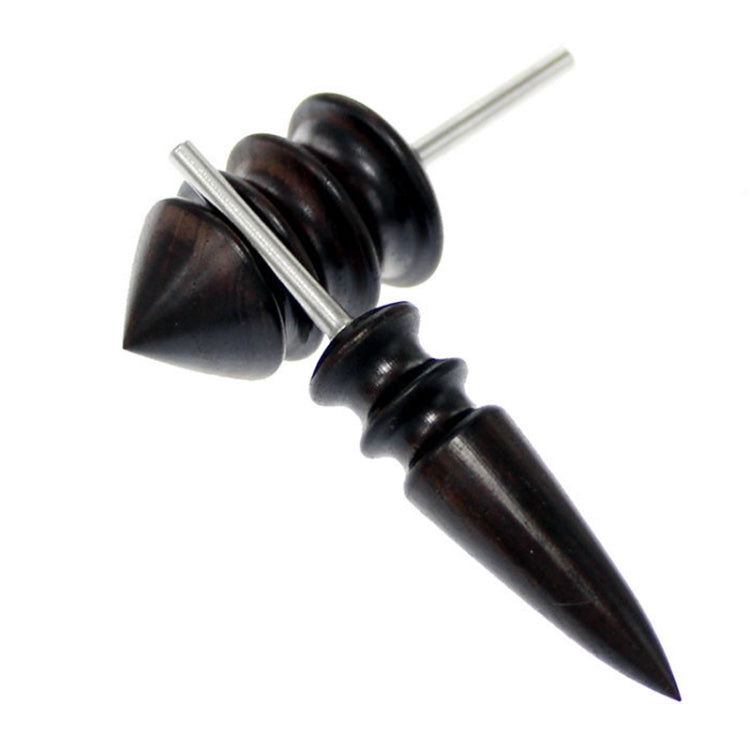 Leather Tool Edge Electric Polishing Slicker Flat Pointed Head Sandalwood Leathers Craft DIY Tools Tip Burnisher, S, L, Set(with S,L)