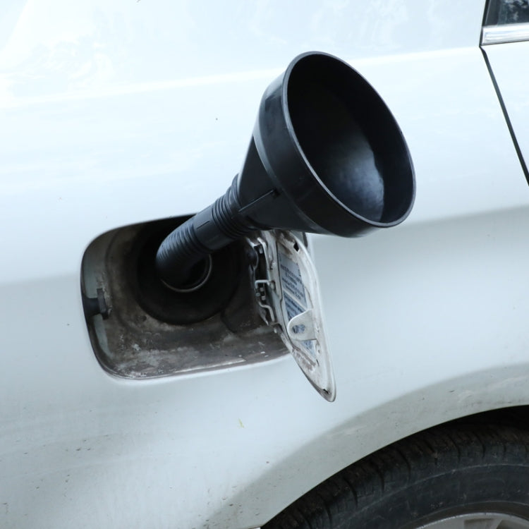 Universal Car Truck Motorcycle Filled Plastic Vehicle Funnels with Soft Spout Pipe Pour Oil Tool, Plastic Vehicle Funnels