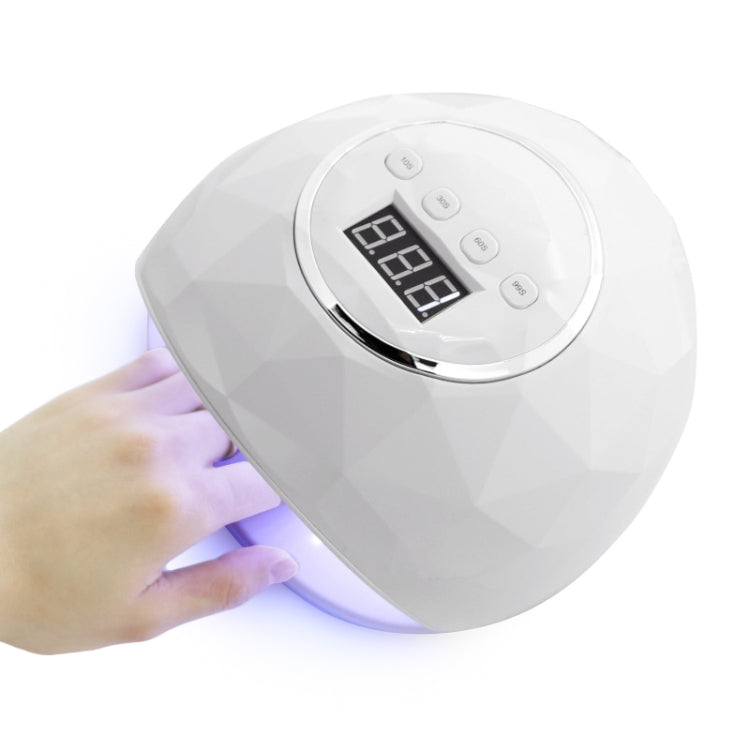 مجفف أظافر F6 UV LED بمصباح أظافر مزدوج اليدين لعلاج طلاء الأظافر الجل بالأشعة فوق البنفسجية مع مستشعر ومؤقت وشاشة LCD