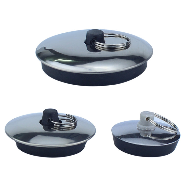 3 PCS Sink Rubber Plug Wash Basin Bathtub Plug Mop Pool Laundry Pool Blocking Plug, S, M, L