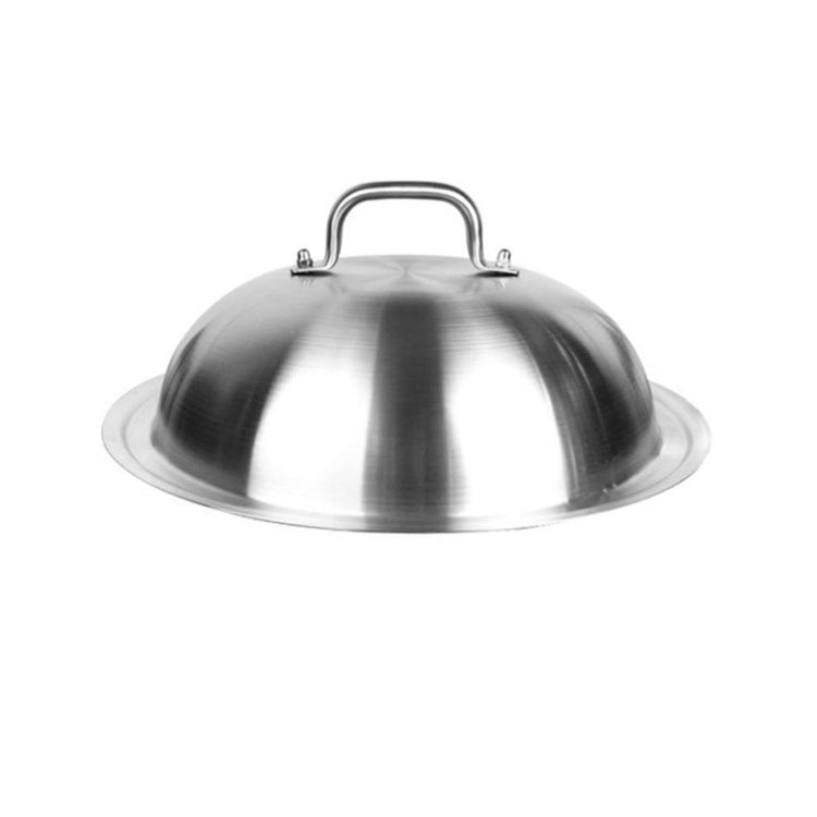 Household Honeycomb Stainless Steel Non-stick Frying Pan, 32cm Pot (without Lid), Lid