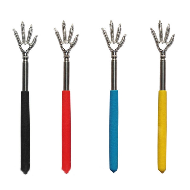 Practical Handy Stainless Telescopic Pocket Scratching Massage Kit Bear claw back scratcher(Color Random delivery)