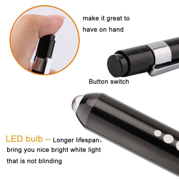 5 PCS Mini Pocket Penlight Torch Light LED Flashlight Mouth Ear Care Inspection Lamp
