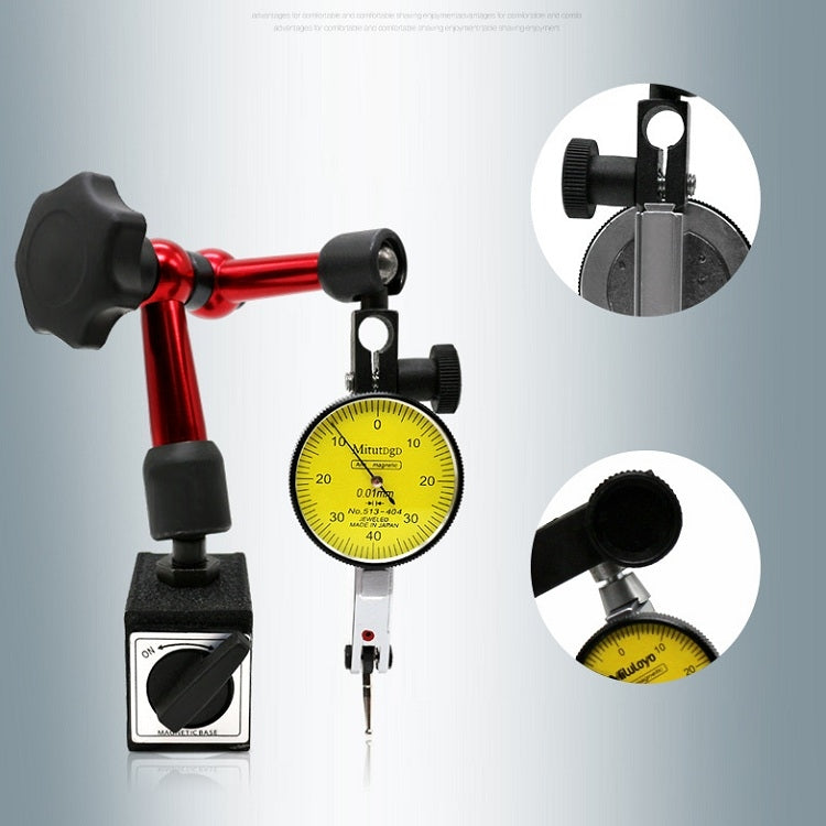 Magnetic Base Universal Mechanical Magnetic Watch Stand Dial Indicator Bracket, Universal Small Table, Leverage Dial Indicator