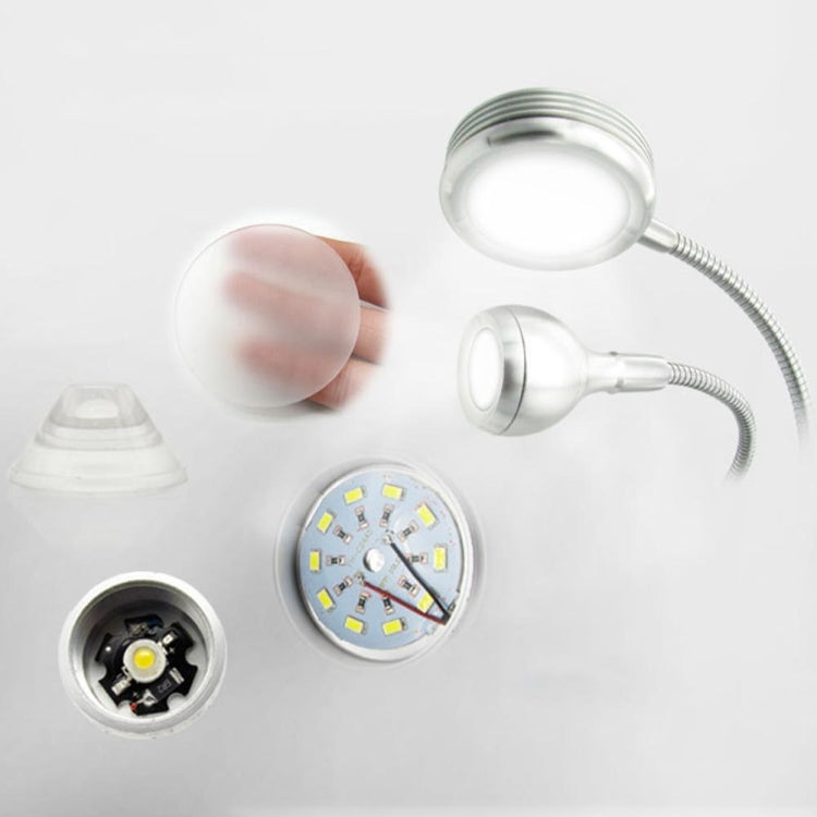 3W Creative Dimmable Double-head Clip Design LED Table Lamp, Double White Light, Double Head Warm White, Double Orange, Small Head Purple Light + Big Head White Light