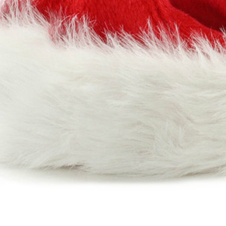Dense Velvet Plush Christmas Hats Christmas Holiday Christmas Cap for Santa Claus, Dense Velvet Plush Hat