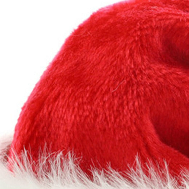 Dense Velvet Plush Christmas Hats Christmas Holiday Christmas Cap for Santa Claus, Dense Velvet Plush Hat