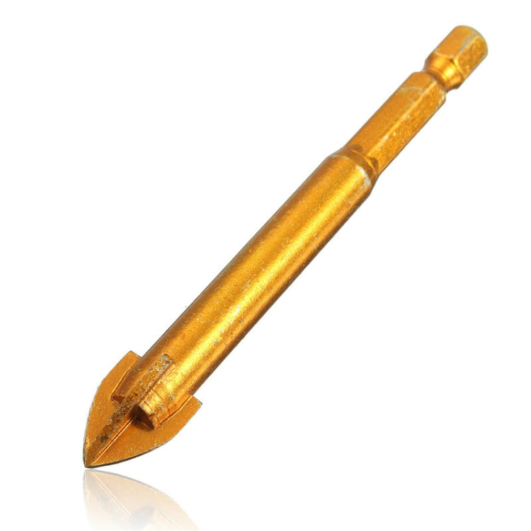 Multi-purpose Alloy Cross Hex Shank Drill Ceramic Glass Hole Opener, 6MM, 8MM, 10MM, 12MM