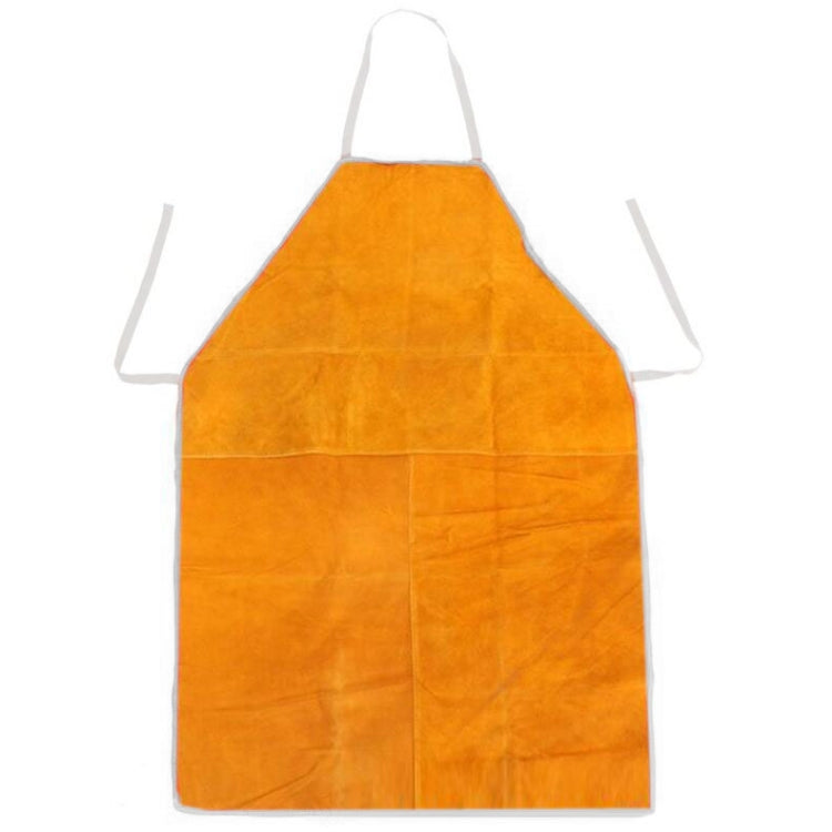 Full Leather Electric Welding Apron High Temperature Fireproof Star Splash Protective Clothing, The Whole Paragraph 60×80, Entire Section 60×90, Three Spells 60×80