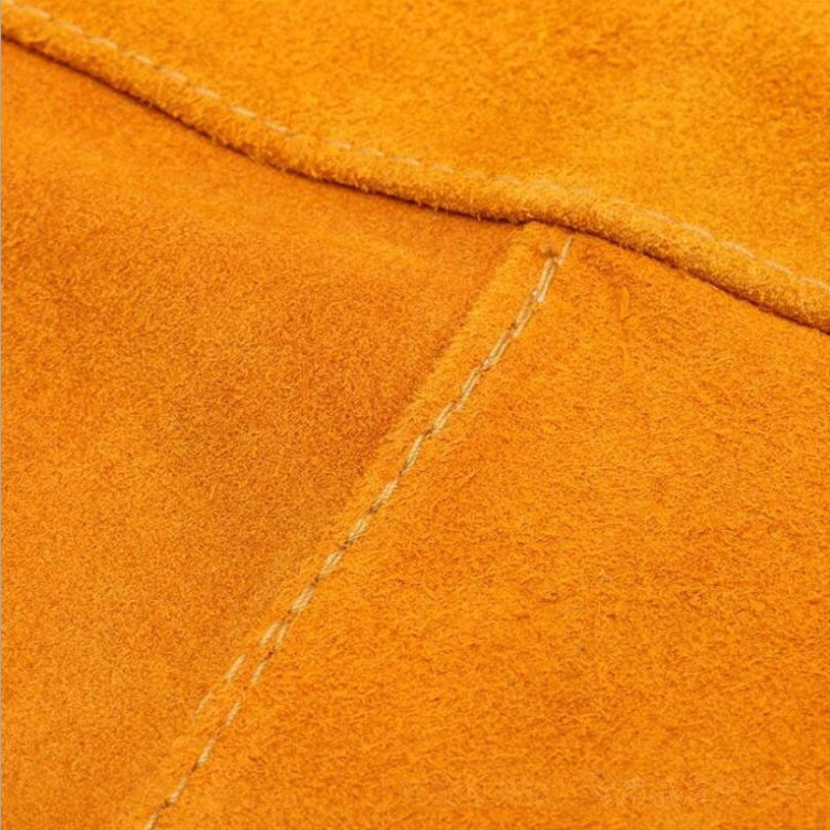 Full Leather Electric Welding Apron High Temperature Fireproof Star Splash Protective Clothing, The Whole Paragraph 60×80, Entire Section 60×90, Three Spells 60×80
