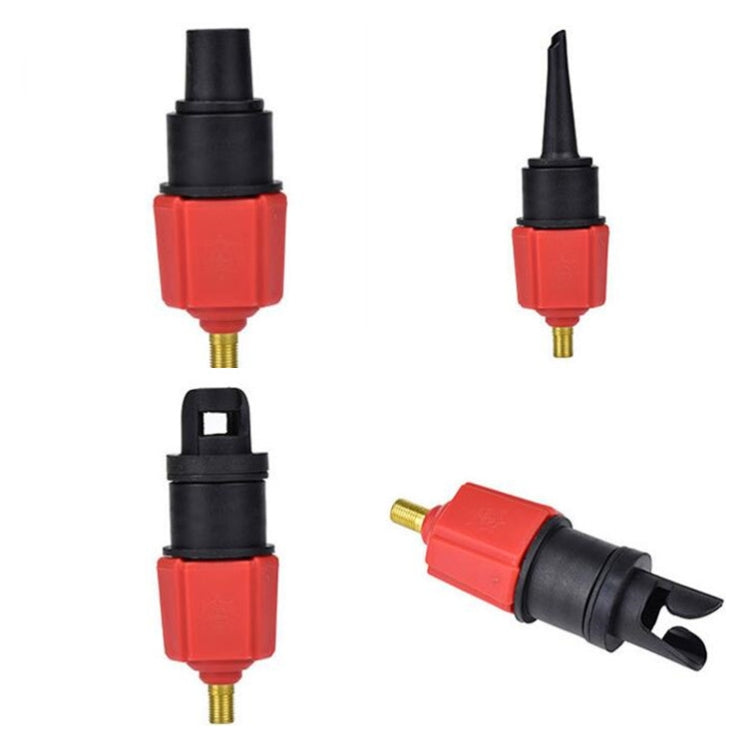 Surfing Paddle Board Rubber Boat Inflatable Bed Air Valve Adapter Car Air Pump Adapter, Air Pump Adapter(Red), Air Pump Adapter(Blue)