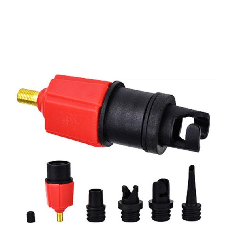 Surfing Paddle Board Rubber Boat Inflatable Bed Air Valve Adapter Car Air Pump Adapter, Air Pump Adapter(Red), Air Pump Adapter(Blue)