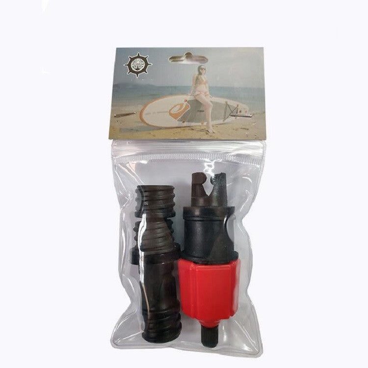 Surfing Paddle Board Rubber Boat Inflatable Bed Air Valve Adapter Car Air Pump Adapter, Air Pump Adapter(Red), Air Pump Adapter(Blue)