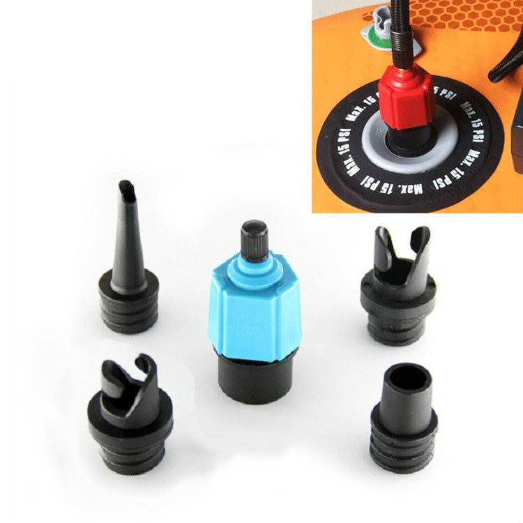 Surfing Paddle Board Rubber Boat Inflatable Bed Air Valve Adapter Car Air Pump Adapter, Air Pump Adapter(Red), Air Pump Adapter(Blue)