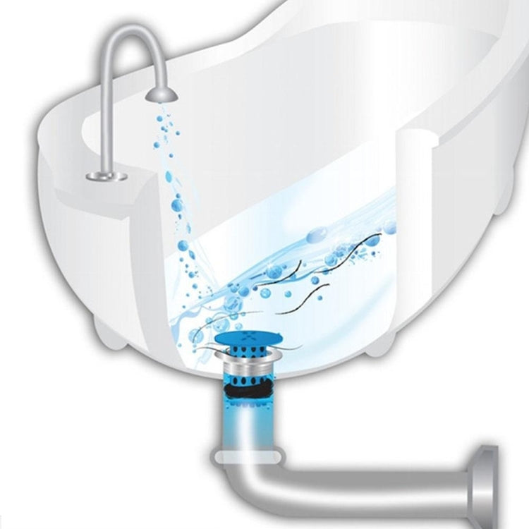 5 PCS Bathtub Pool Anti-clogging Device Hair And Hair Cleaning Collecting Floor Drain, Random Color Delivery