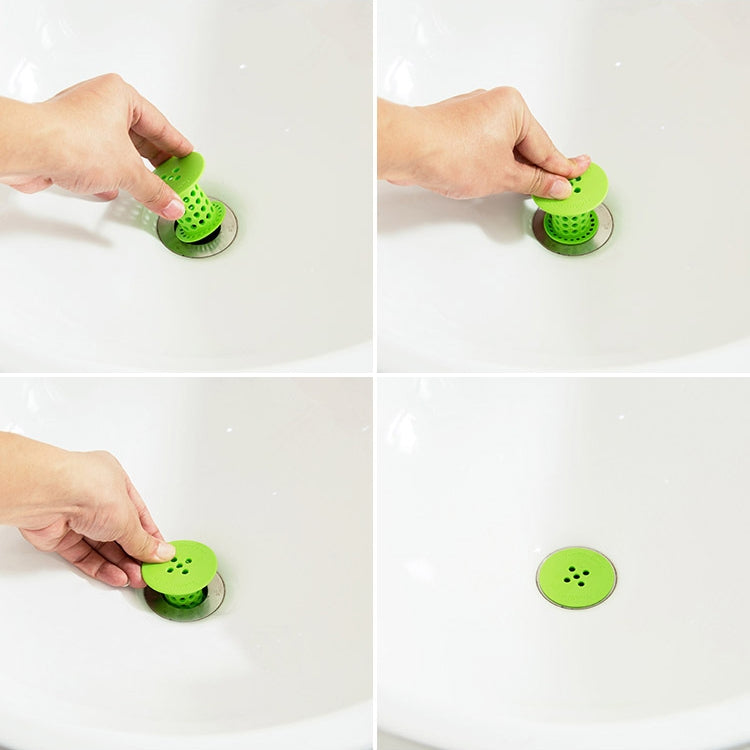 5 PCS Bathtub Pool Anti-clogging Device Hair And Hair Cleaning Collecting Floor Drain, Random Color Delivery