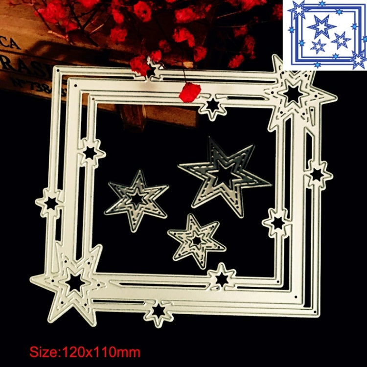 Pentagram Border Cutting Knife Die Scrapbook DIY Material, Pentagram Border Shape