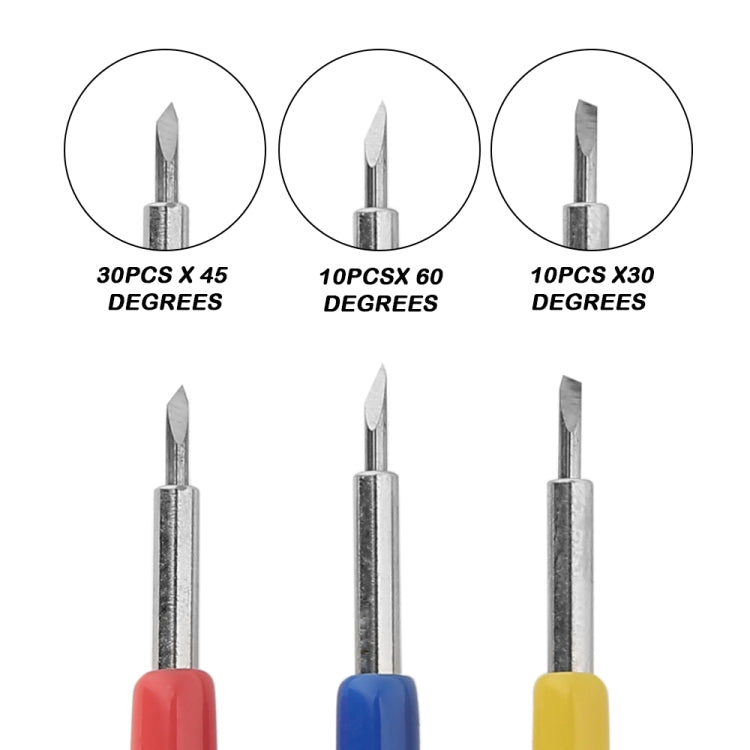 50 PCS 30/45/60 Degrees Sharp and Durable Carving Tools, Carving Tools