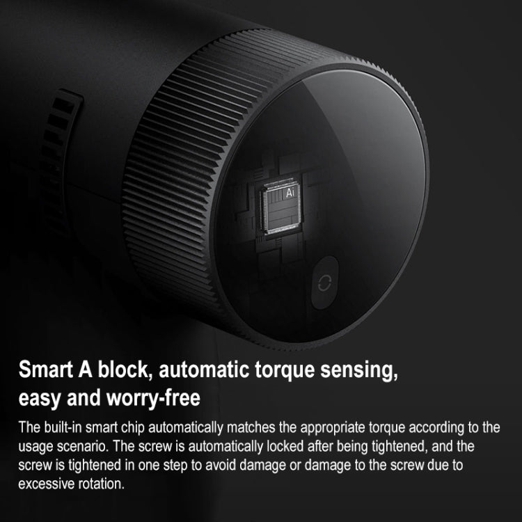 Original Xiaomi Mijia Household Brushless Smart Screen Display Electric Drill, US Plug, Brushless Electric Drill