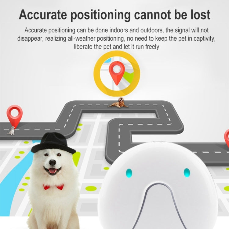 جهاز تتبع الحيوانات الأليفة الذكي F9 Mini Pet Smart Wear GPS مزود بخاصية تعقب المواقع عبر الواي فاي