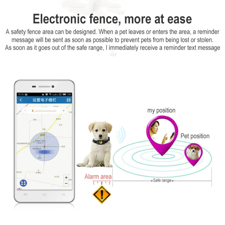 جهاز Z8-A Mini Pet Smart Wear GPS لتتبع الحيوانات الأليفة