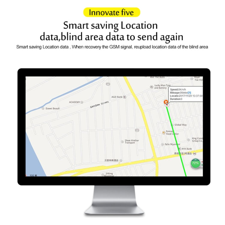 TK108 2G 4PIN Realtime Car Truck Vehicle Tracking GSM GPRS GPS Tracker, Support AGPS with Relay and Battery, 4PIN