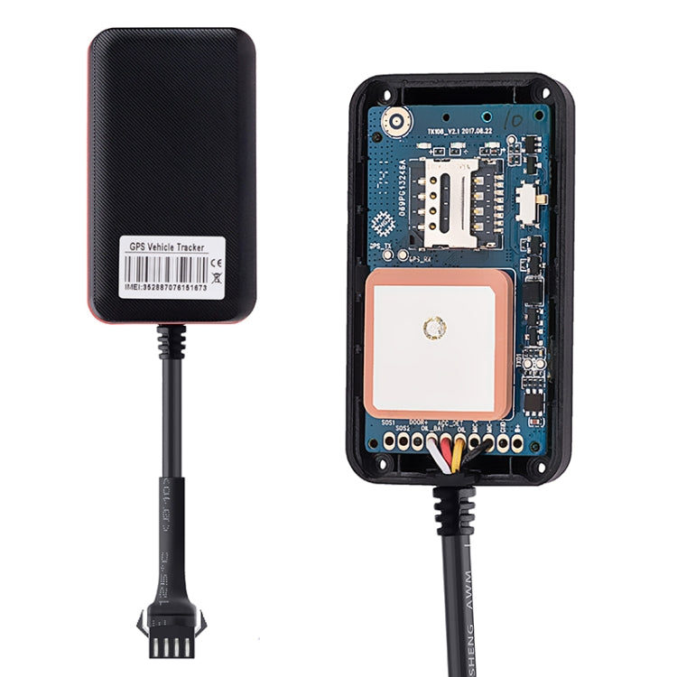 TK108 2G 4PIN Realtime Car Truck Vehicle Tracking GSM GPRS GPS Tracker, Support AGPS with Relay and Battery, 4PIN