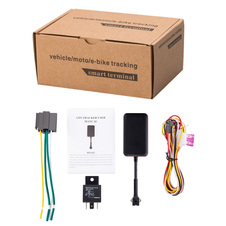 TK108 2G 4PIN Realtime Car Truck Vehicle Tracking GSM GPRS GPS Tracker, Support AGPS with Relay and Battery, 4PIN