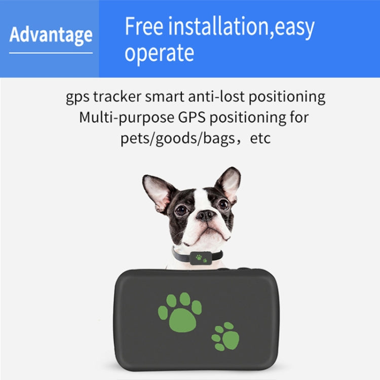 جهاز تتبع TK203 4G GPS / GPRS / GSM شخصي / بضائع / حيوان أليف / حقيبة طوق حيوان أليف في الوقت الفعلي، TK203