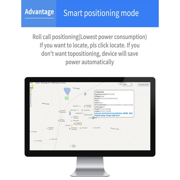جهاز تتبع TK203 4G GPS / GPRS / GSM شخصي / بضائع / حيوان أليف / حقيبة طوق حيوان أليف في الوقت الفعلي، TK203