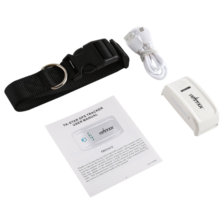 جهاز تتبع الحيوانات الأليفة TK-909 GPS / GPRS / GSM، طوق الحيوانات الأليفة، جهاز تتبع في الوقت الفعلي، TK-909