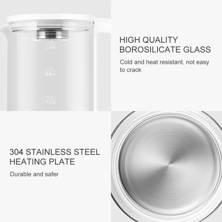 Original Xiaomi Mijia 1000W 10 Gears Adjustable Intelligent Multifunctional 304 Stainless Steel Health Pot, capacity: 1.5L, 1.5L Health Pot