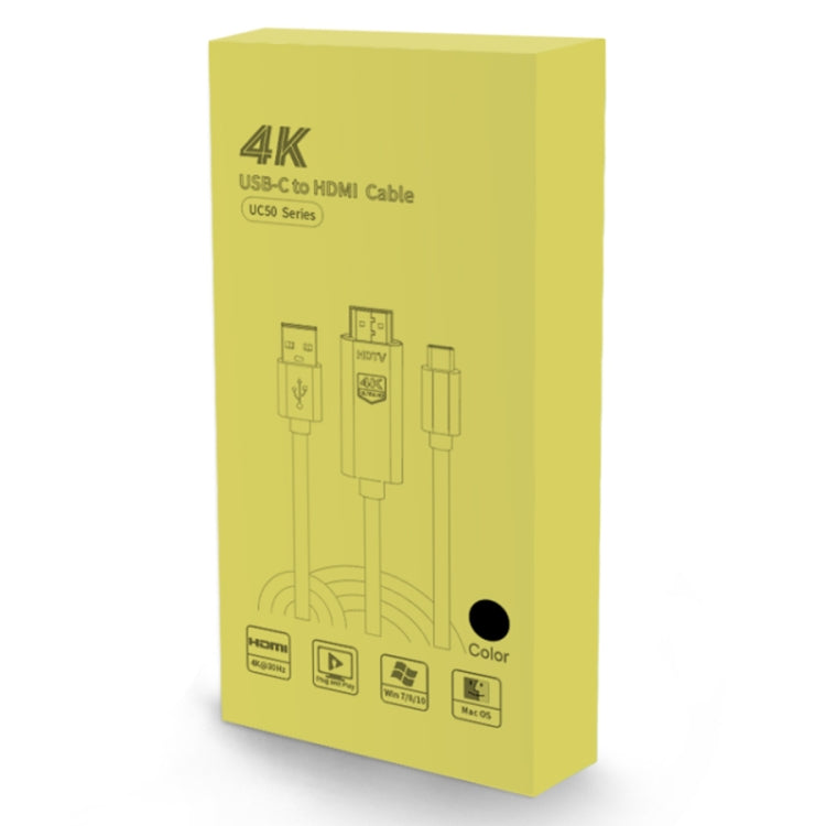 كابل UC505 USB-C / Type-C 4K 30Hz HDTV، UC505