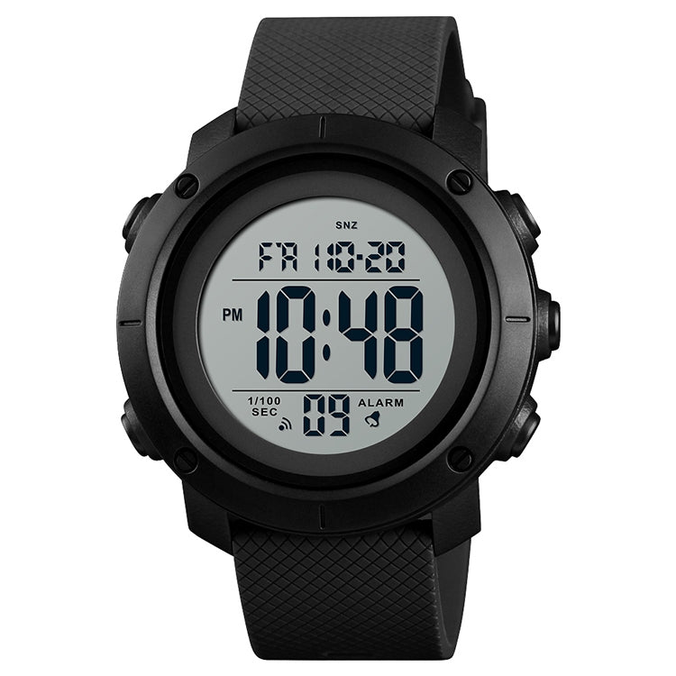 SKMEI 1426 Multifunctional Outdoor Fashion Noctilucent Waterproof White Machine Rubber Ring Digital Watch
