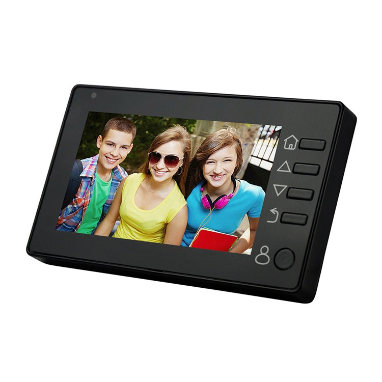 M4300D شاشة عرض ملونة TFT مقاس 4.3 بوصة وكاميرا أمان بدقة 3.0 ميجابكسل وجرس باب ذكي يدعم بطاقة TF (32 جيجابايت كحد أقصى) ورؤية ليلية وكشف الحركة، M4300D أسود، M4300D