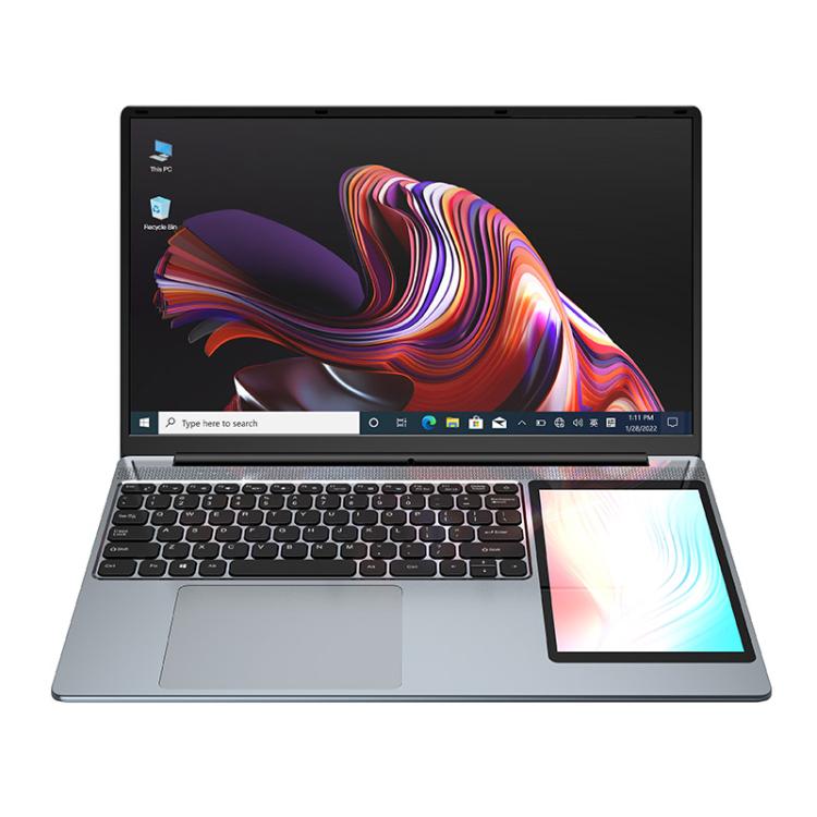 لابتوب UNIWA ULAP Q15ZR، 8 جيجابايت + 512 جيجابايت، شاشة مزدوجة 15.6 بوصة و7 بوصة، نظام التشغيل Windows 11، معالج Intel Alder Lake N100 ثماني النواة، قابس أسترالي، 8 جيجابايت + 512 جيجابايت
