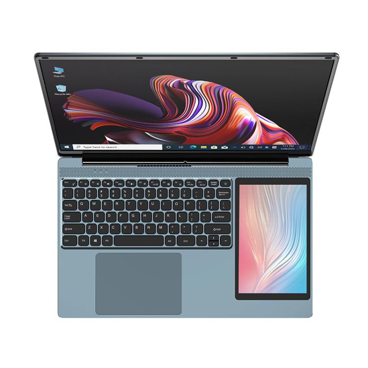 لابتوب UNIWA ULAP Q15ZR، 8 جيجابايت + 512 جيجابايت، شاشة مزدوجة 15.6 بوصة و7 بوصة، نظام التشغيل Windows 11، معالج Intel Alder Lake N100 ثماني النواة، قابس أسترالي، 8 جيجابايت + 512 جيجابايت